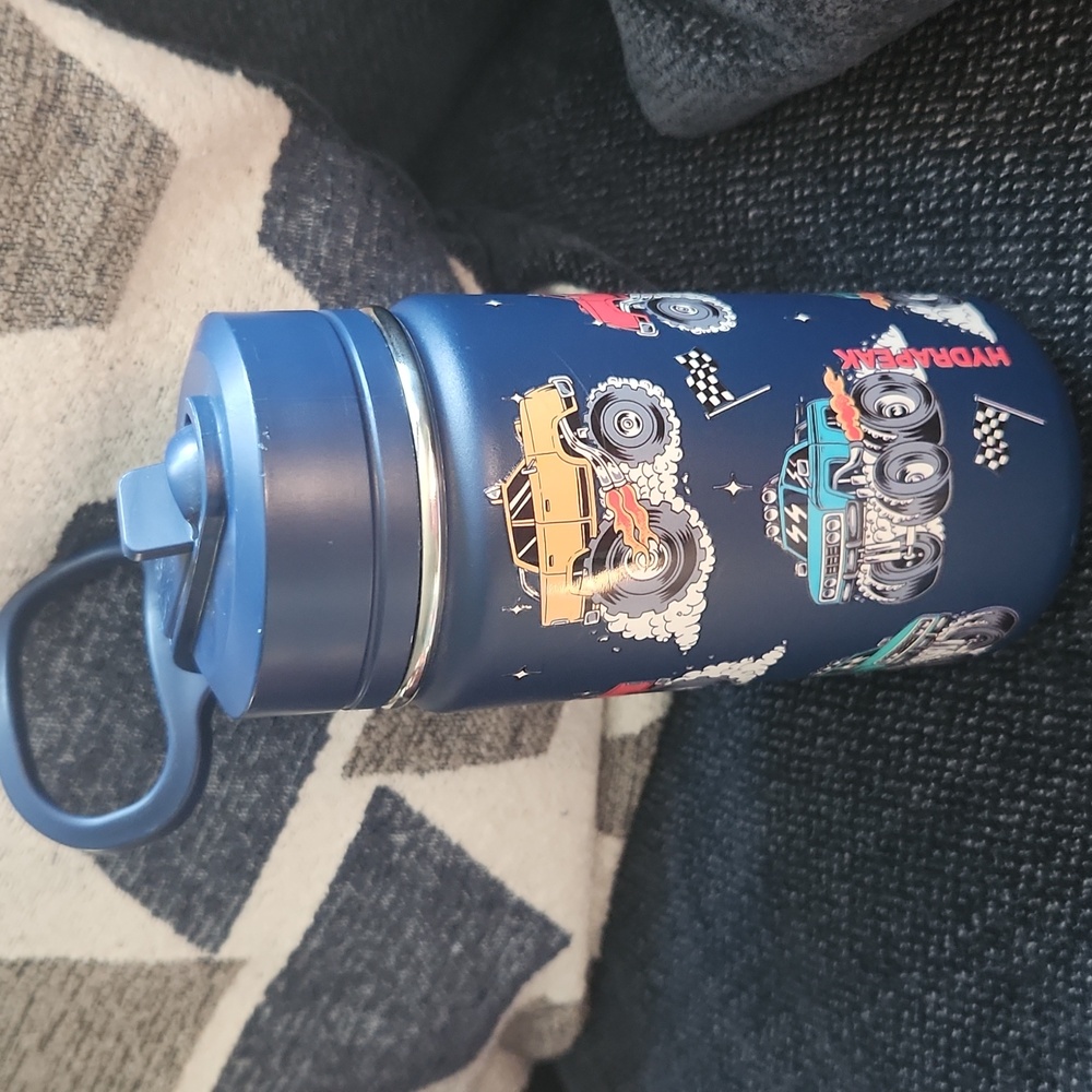 Kids Monster Truck Water Bottle Hydrapeak Brand 14oz